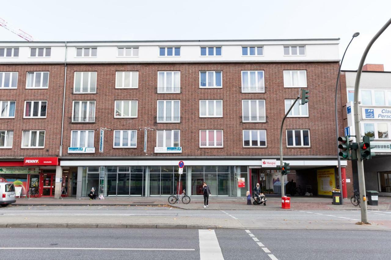 Dehnhaide Apartments Hamburg-Harburg Exteriör bild